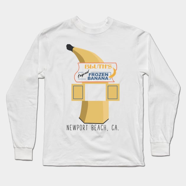 Bluth's Frozen Banana Stand Long Sleeve T-Shirt by mariansar